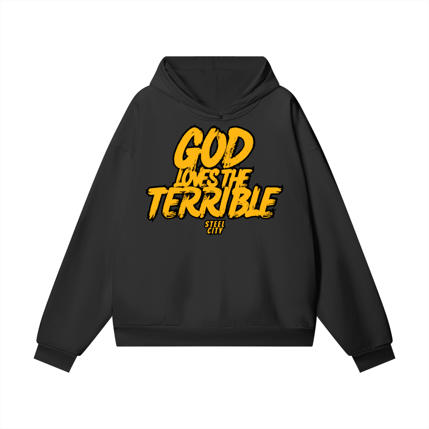 Pittsburgh ,Black,Yellow,Steelers,Nfl,Terrible,Steel