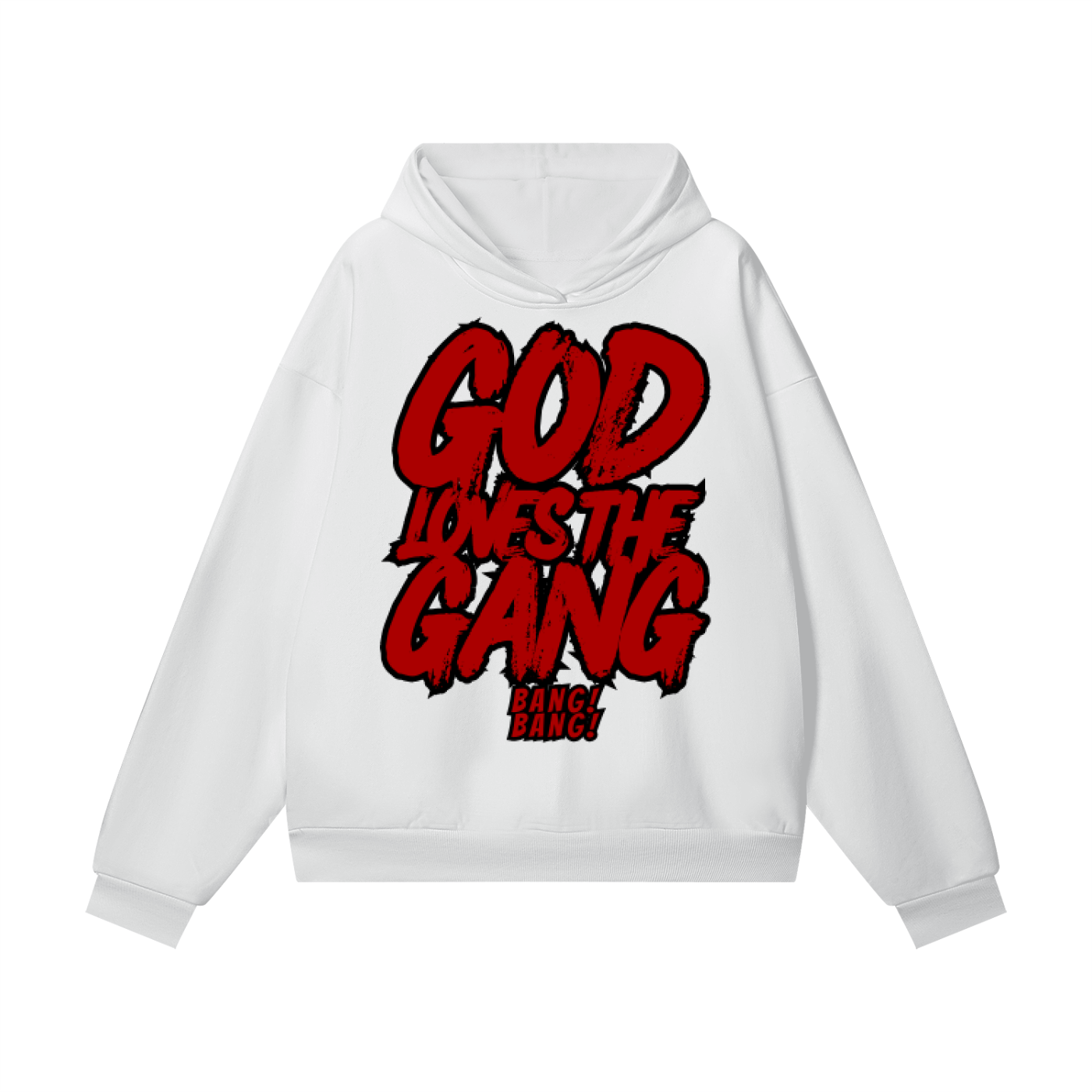 Niners,God loves,49ers,Gang,Red,Hoodie
